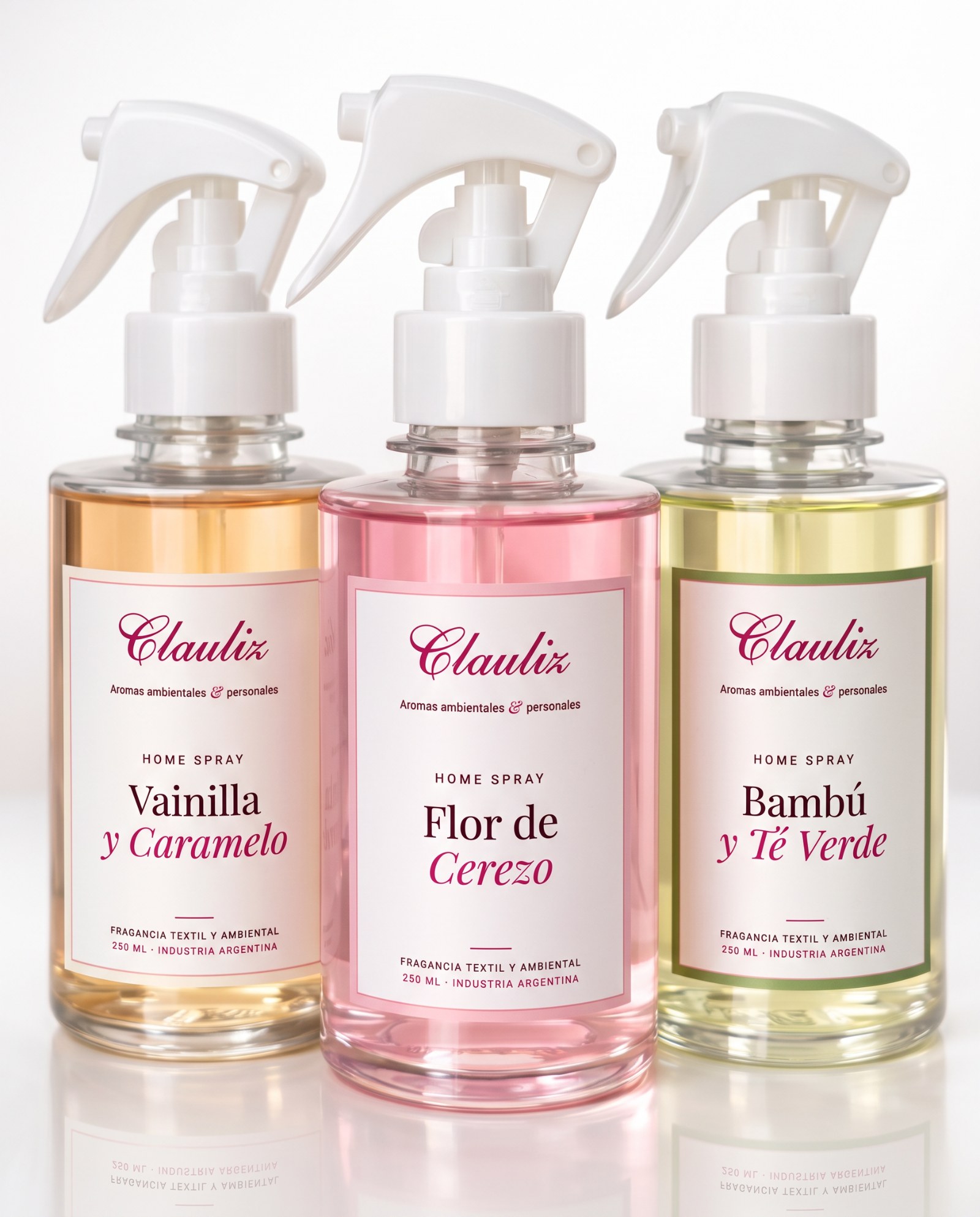 Línea Home — sprays con gatillo